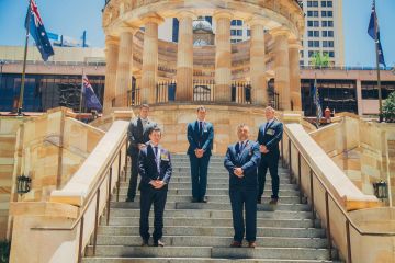 Suncorp veterans commemorate Remembrance Day