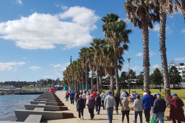 Stepping Out: Increased activity on Apia walking program